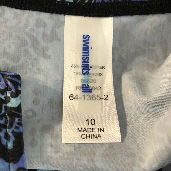 Swimsuits For‎ All Swim Tee Top Cover Up Multicolor - Picture 4 of 8